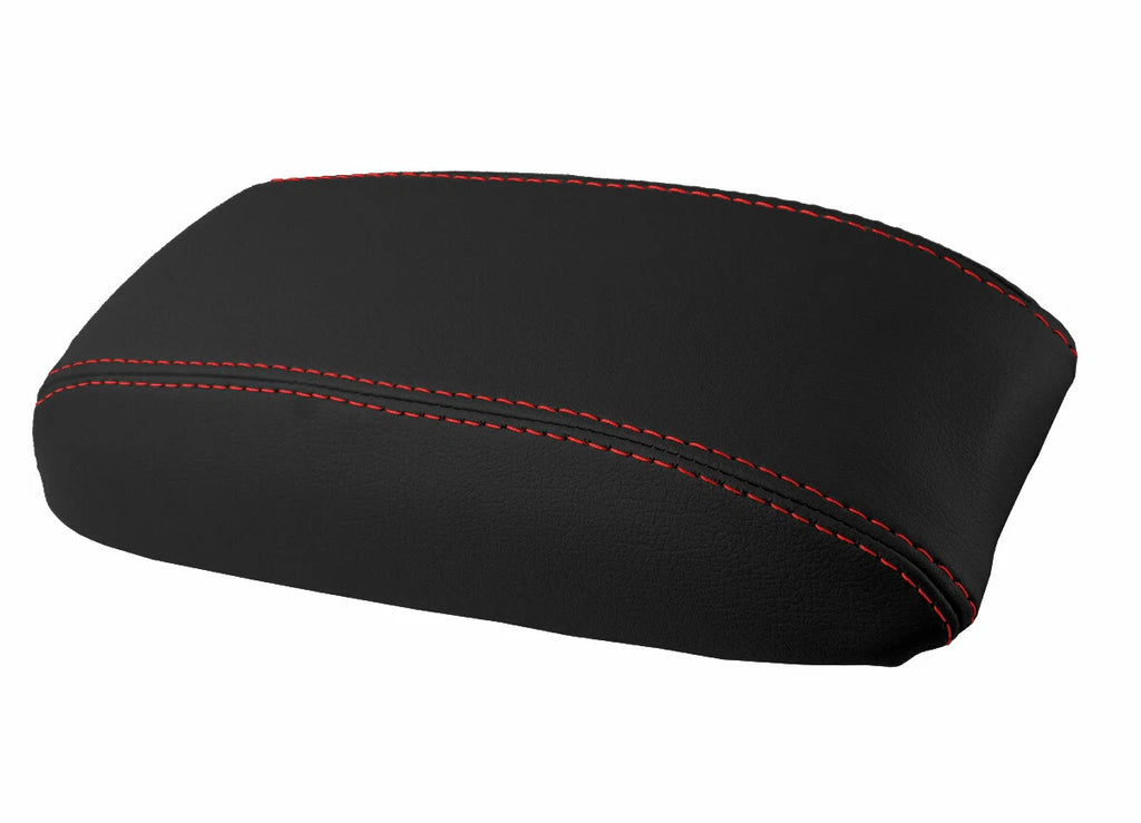Armrest Cover for Dodge Neon (1995–1999) Red Stitch Leather