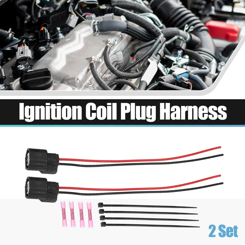 Set of 2 Fuel Injector Wire Pigtail Connector Repair Kit for Honda Pioneer 1000 (2016–2023)