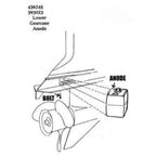Aluminum Anode for Evinrude Johnson Outboard Engine 60HP-300HP (393023, 436745)
