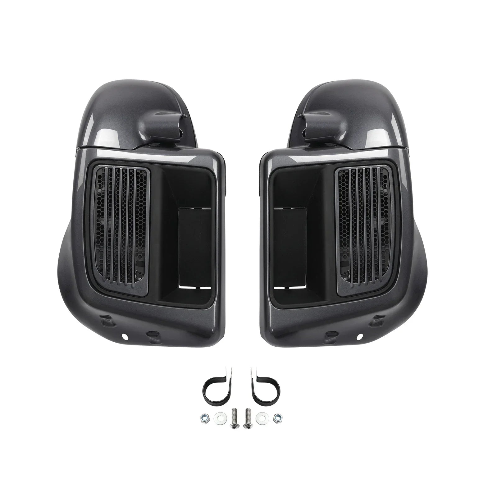 Vented Fairings for Harley Electra Glide 2014-2023 Gauntlet Gray Metallic