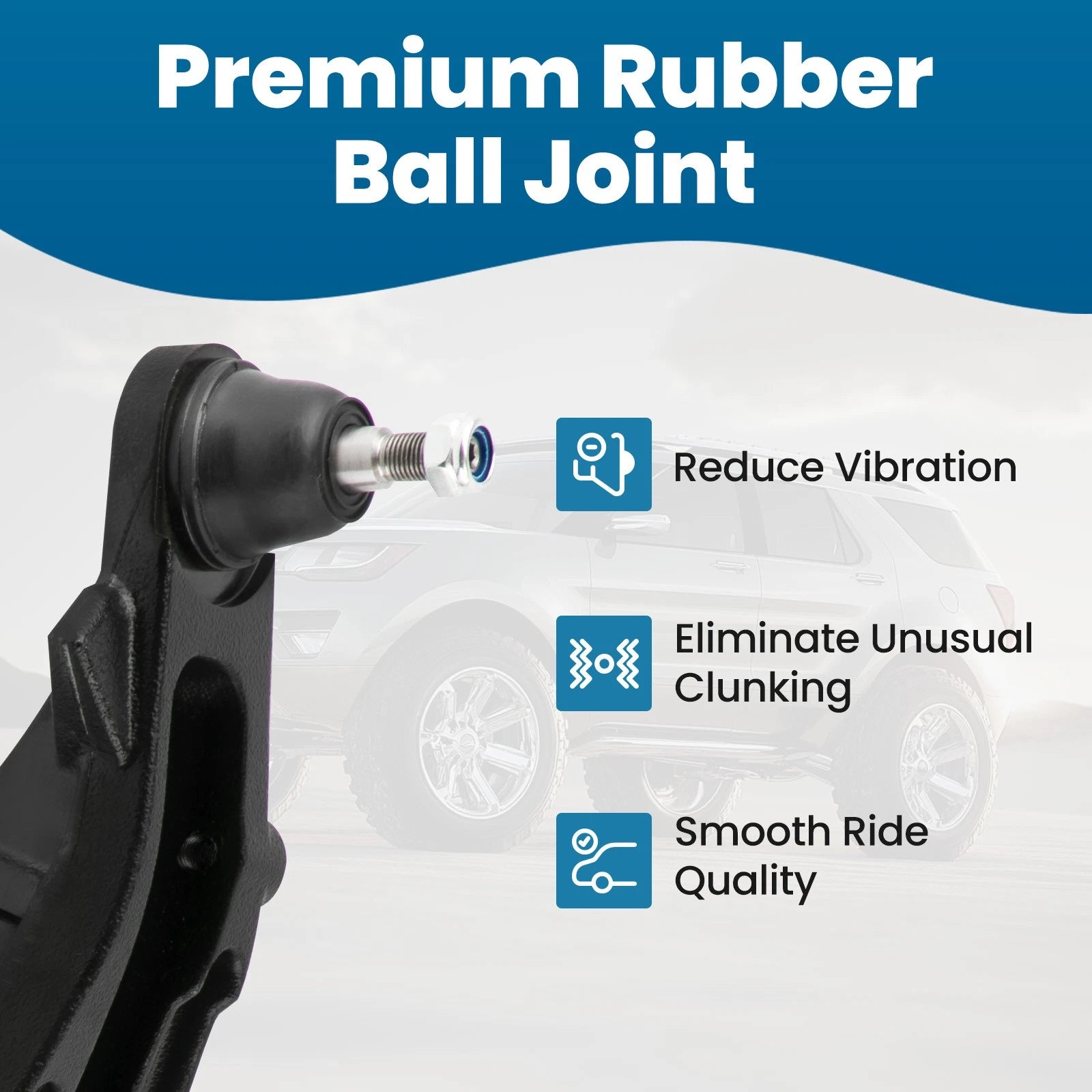 Front Control Arms w/ Ball Joint for Jeep Commander Grand Cherokee (2005–2010)