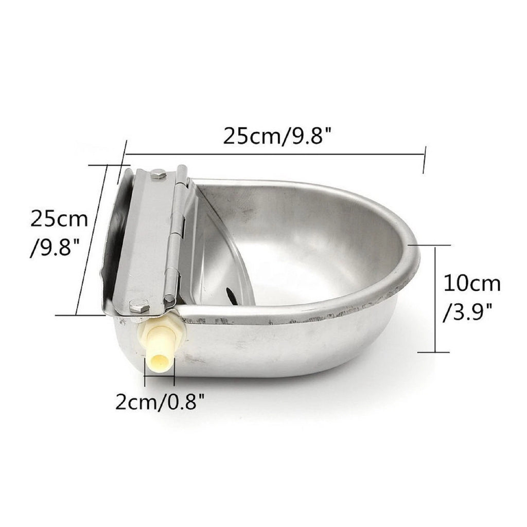 Automatic Stainless Steel Water Trough Bowl for Horses Cows Sheep