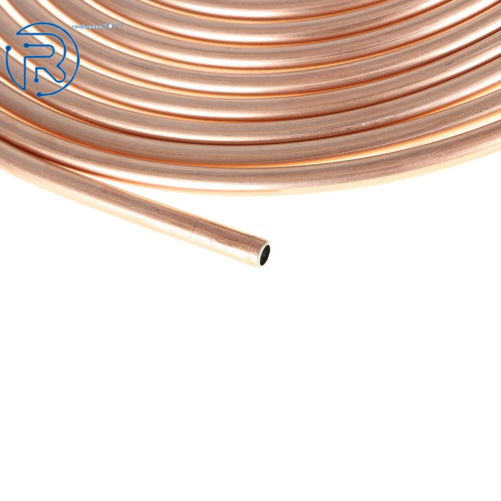 25 Ft Copper Nickel Brake Fuel & Trans Line Tubing 5/16"