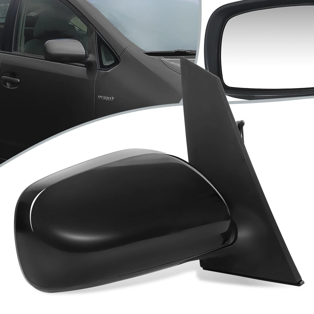 Powered Heated Side Door Mirror for Toyota Prius (2004–2009) TO1321229