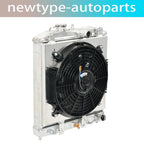3 Row Aluminum Radiator & Shroud Fan for Honda Civic/Integra (1992–2000)