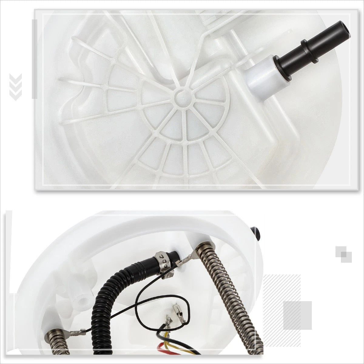 Headlight Lamp for Dodge Dakota Durango (1997–2004) Black Housing Clear Corner