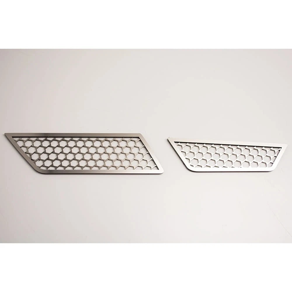 Backup Light Grilles Polished with Aluminum Mesh for 2014–2019 Chevy Corvette Z06 GS
