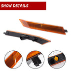 2X Amber Lens Front Side Marker Lights for Ford Fusion & Mercury Milan (2006–2009)