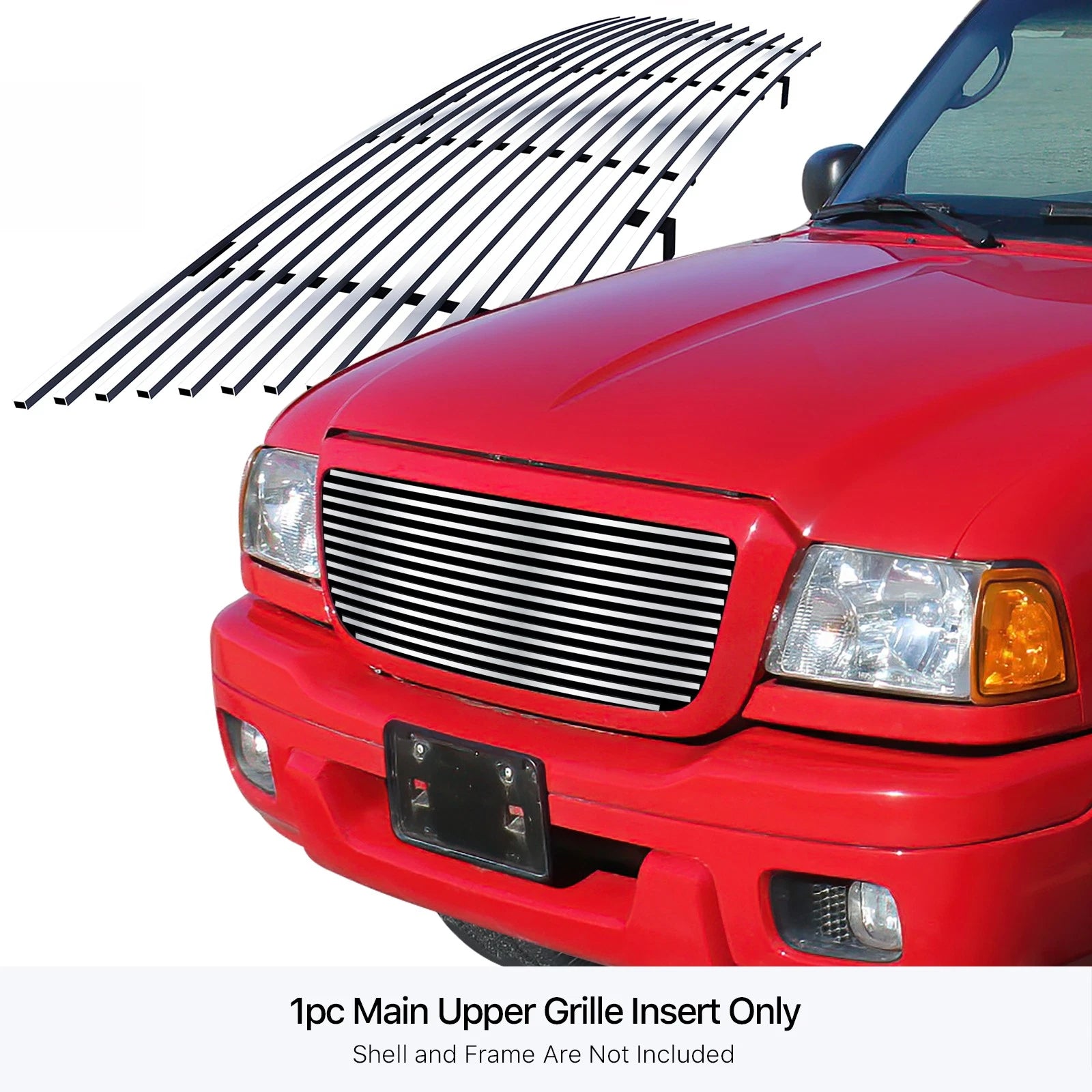 Stainless Steel Chrome Billet Grille Insert for Ford Ranger (2004-2005)