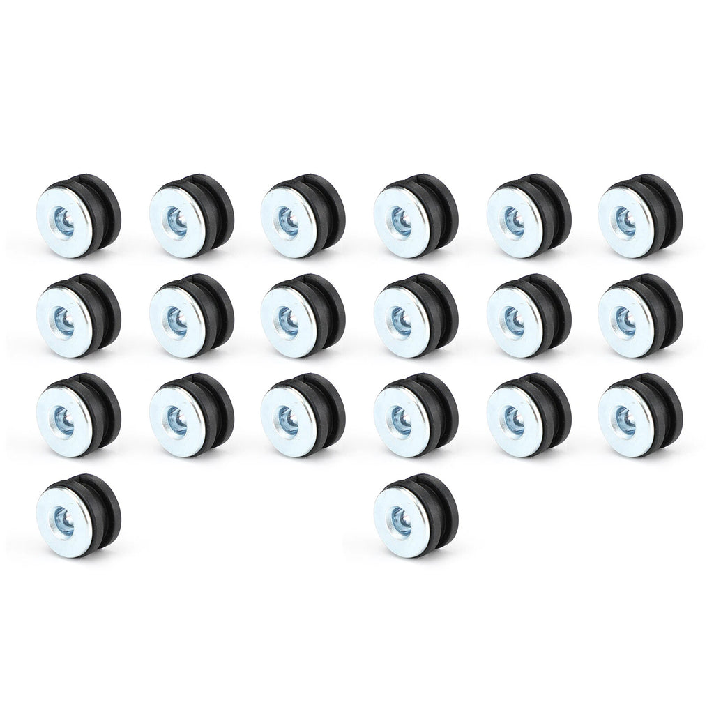 20 Pack Rubber Grommets for Honda Motorcycle Fairing Universal T9