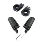 Matte Black Foot Pegs for Harley Electra Glide (2014–2023)