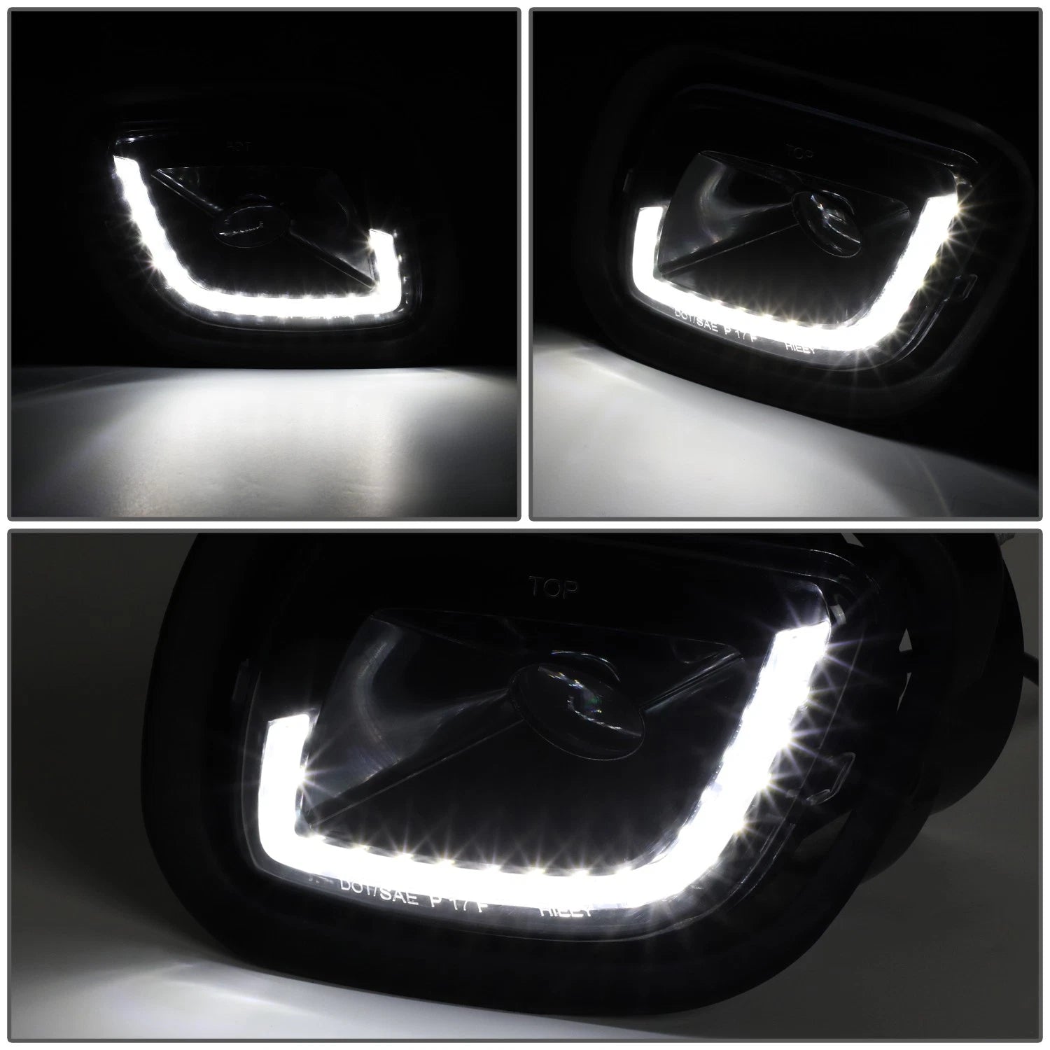 LED Halo Projector Fog Light Lamp for Freightliner Cascadia (2008–2017)