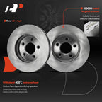 Front Disc Brake Rotors & Ceramic Pads for Ford Mustang (2005-2010)