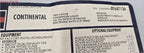 Dealer Sticker for Lincoln Continental (1999)