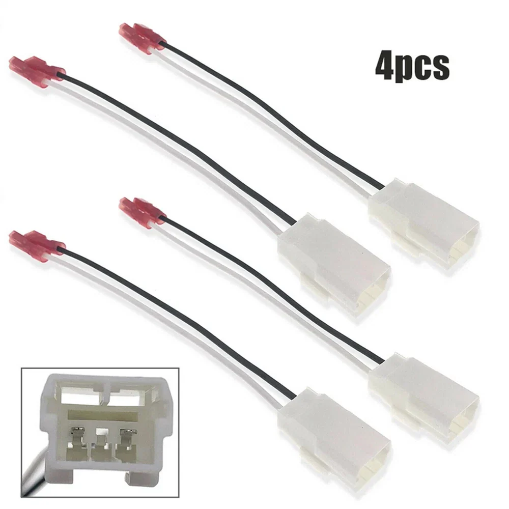 4 x Speaker Wiring Harness Adapter Connector for Jeep Dodge Chrysler