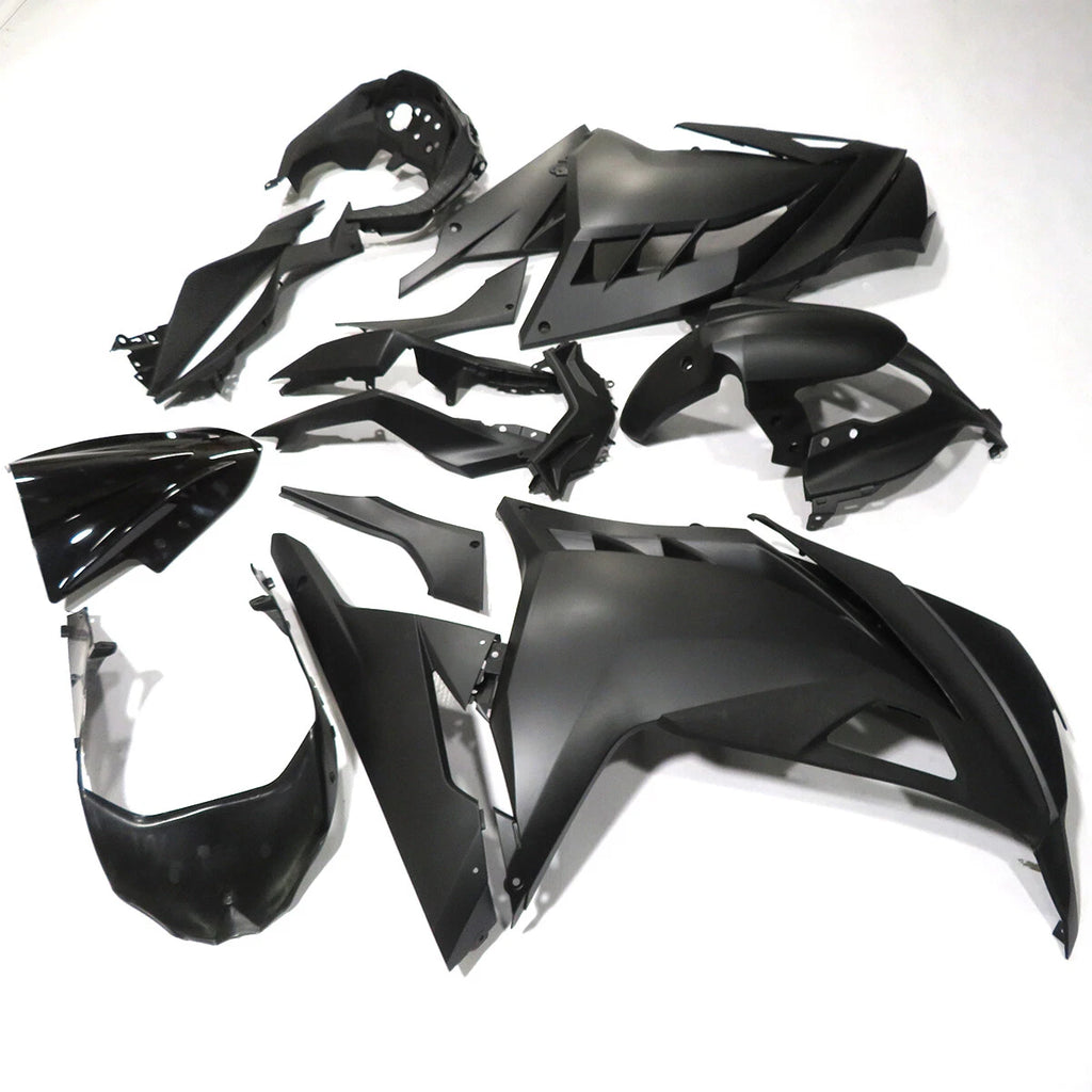 Matte Black Fairing Kit for Kawasaki Ninja 300 EX300 (2013–2017)