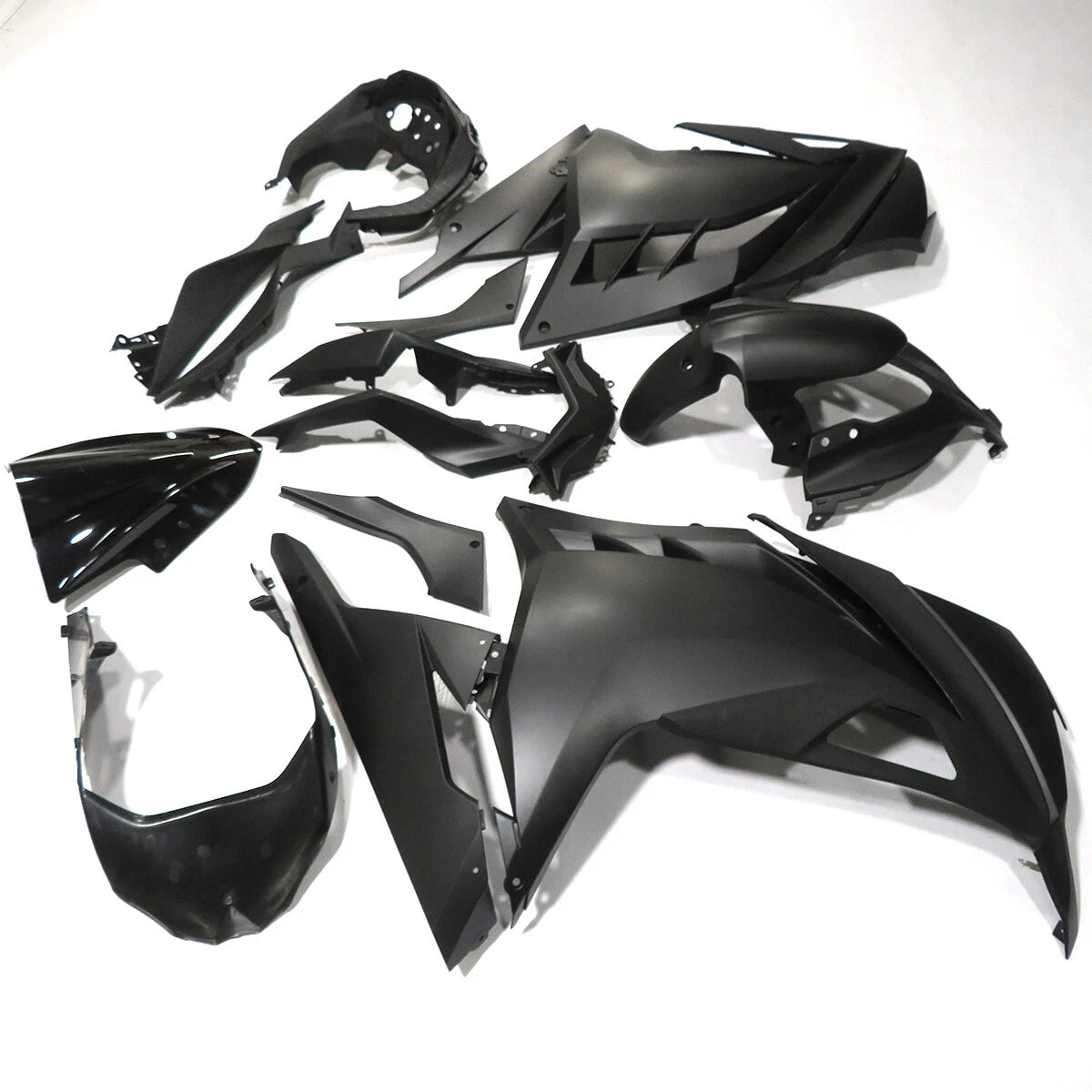 Matte Black Fairing Kit for Kawasaki Ninja 300 EX300 (2013–2017)