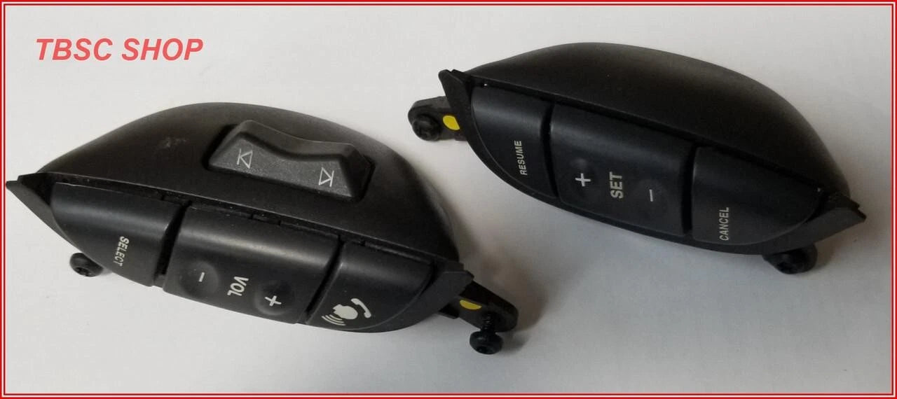 Set of 2 Steering Wheel Cruise Control Switches for Jaguar S-Type (2003–2008) 2R8314K147AC
