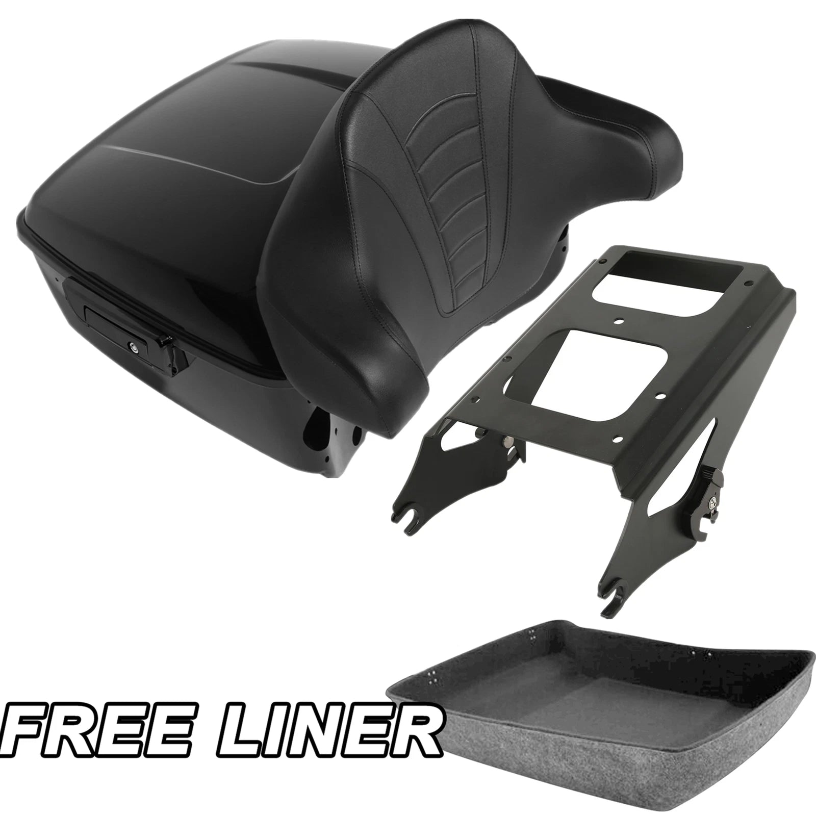 Chopped Trunk Pad for Harley Touring Road Glide (2009–2013)