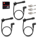Spark Plug & Cap Wire Kit for Kawasaki Mule PRO-FX (2015-2023)