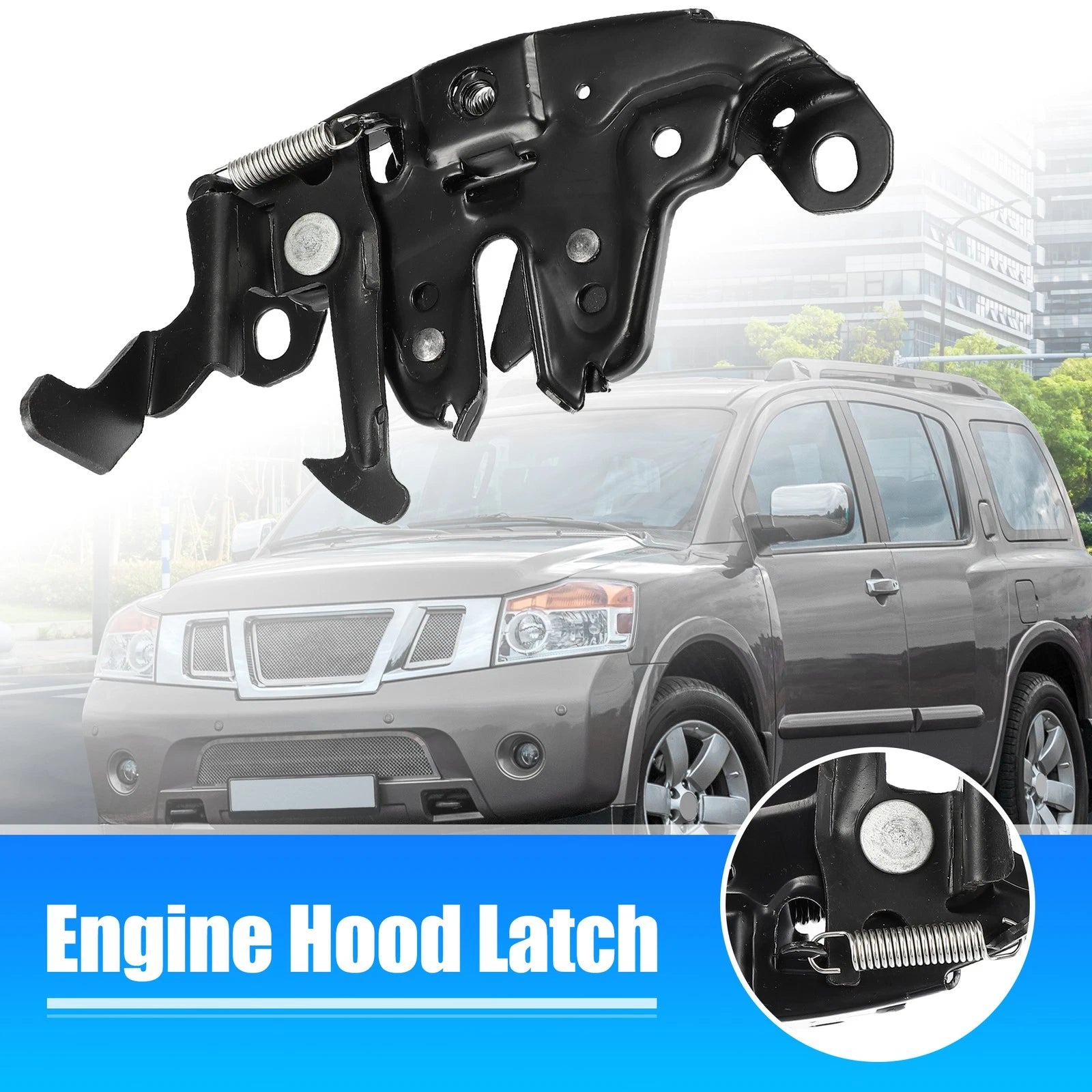 Hood Latch Lock 656017S000 for Nissan NV2500 NV3500 (2012–2019)