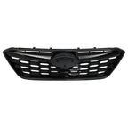 Front Bumper Grille for Subaru Outback (2020–2022) Glossy Black Plastic
