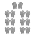 Set of 7 M Cut Resistant Working Gloves Level 5 Abrasion Protection