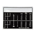 8 Speed Shift Pattern Decal for Ford (Replaces C5NN7B292)