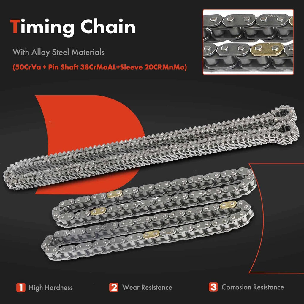 Timing Chain Kit for Ford F-150, Explorer, Edge, Lincoln 3.7L (2011–2017)