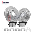 Rear Brake Pads and Rotors Kit for Honda Accord Acura TSX (2009–2017)