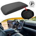 Console Lid Armrest Cover for Honda Element (2007–2011) - Leather Gray Stitch