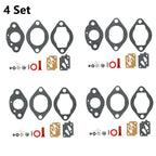 4X Carb Kit for Eska Sears Ted Williams Tecumseh Outboard Motor (1961–1987)