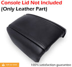Center Console Lid Armrest Cover for Hyundai Azera (2006–2011) Black PVC Leather