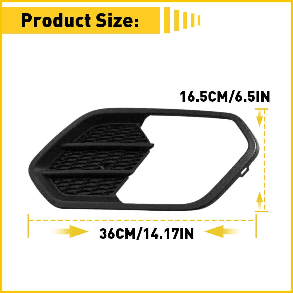Front Right Fog Light Grille Cover for Ford Escape 2017-2019