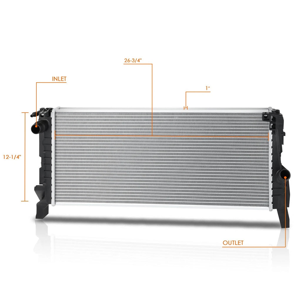 OE Style Aluminum Core Radiator DPI-13544 for Mini Cooper Hatchback (2014–2018)