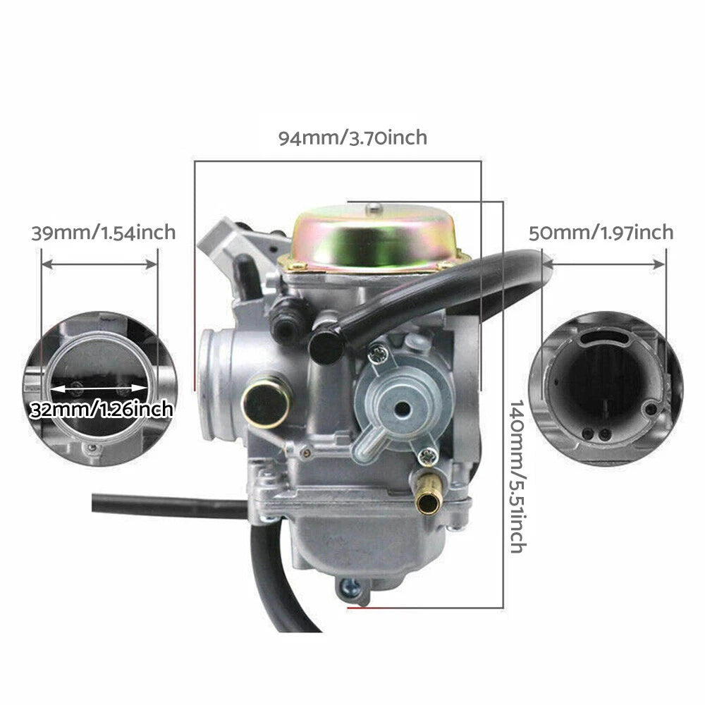 Carburetor for Suzuki Eiger 400 LTF400 LTF400F 2x4 4x4 (2002–2007)