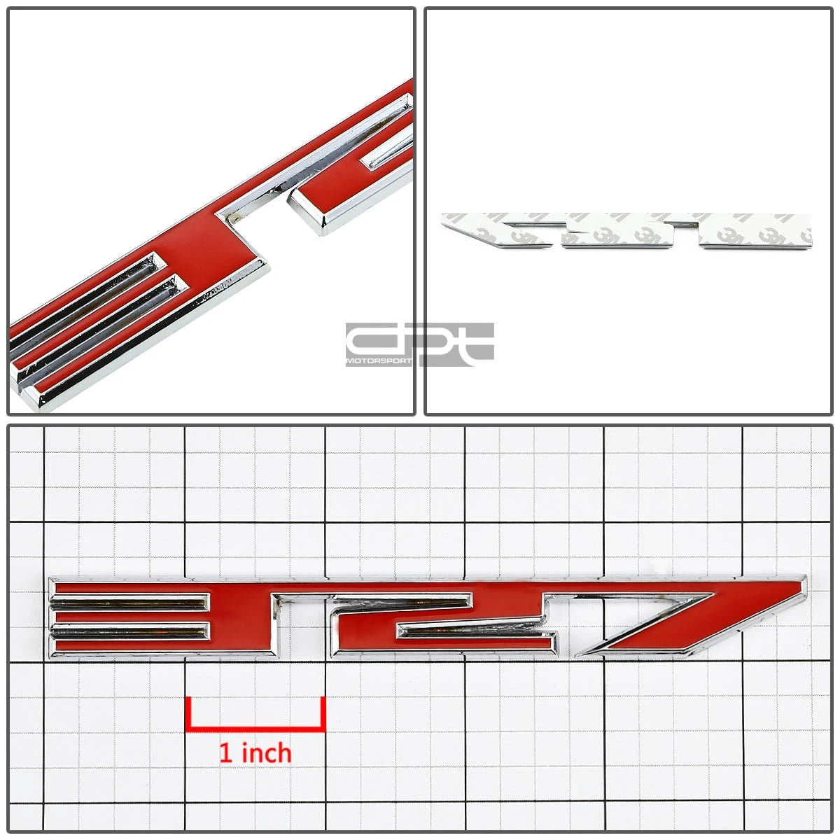 Chrome Emblem Badge for SBC 327 5.3