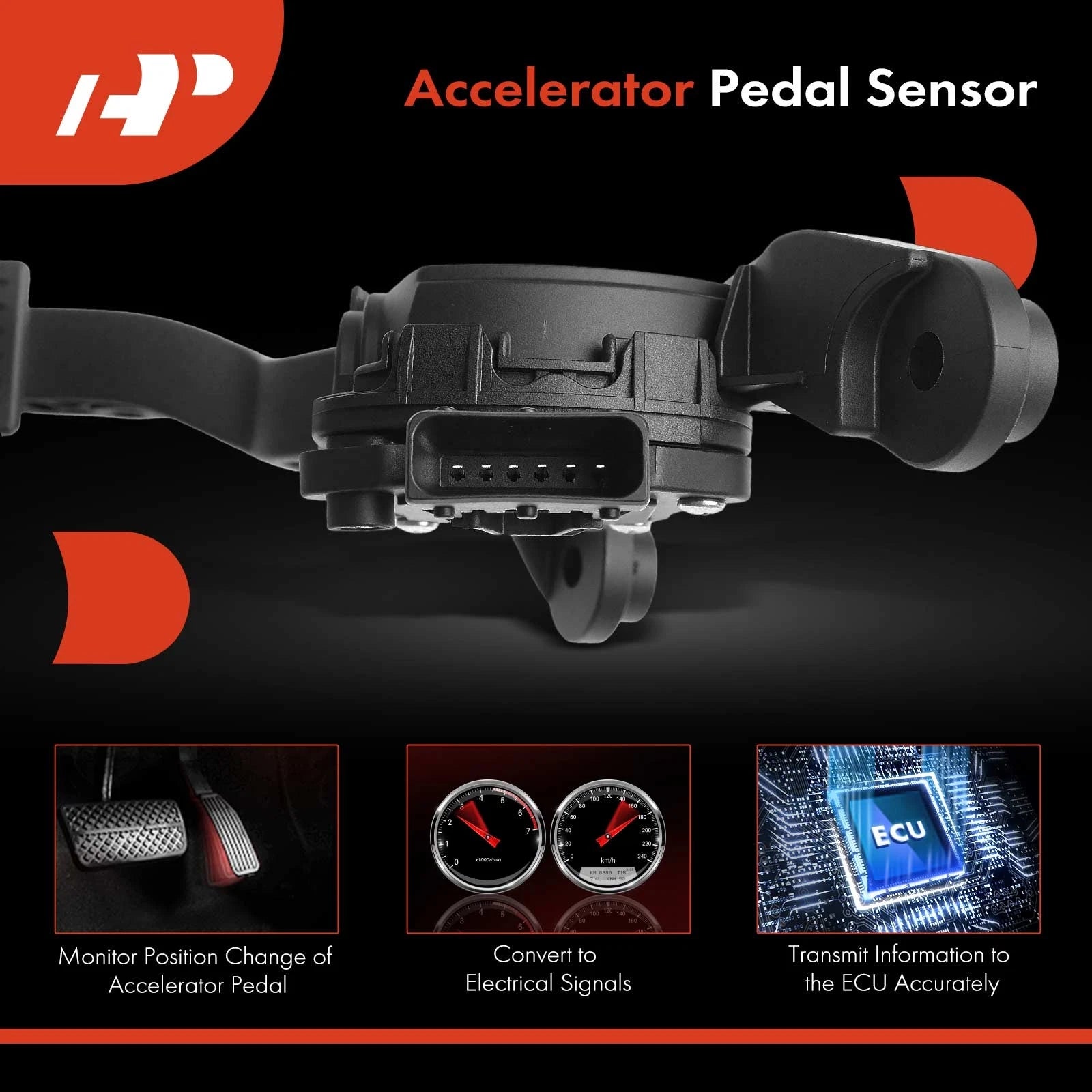 Accelerator Pedal Position Sensor for Hyundai Accent (2011-2017) Kia Rio