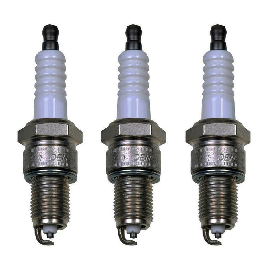 Set of 3 U-Groove Spark Plugs Gap 0.044 for Chevy Subaru (1.0 1.2 L3)