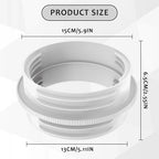 AC Hose Connector for 5.1 & 5.9 Inch Hoses (Flexible 4in1)