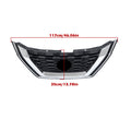 Front Upper Bumper Grill for Nissan Rogue (2021–2023) Black W/O Camera Hole