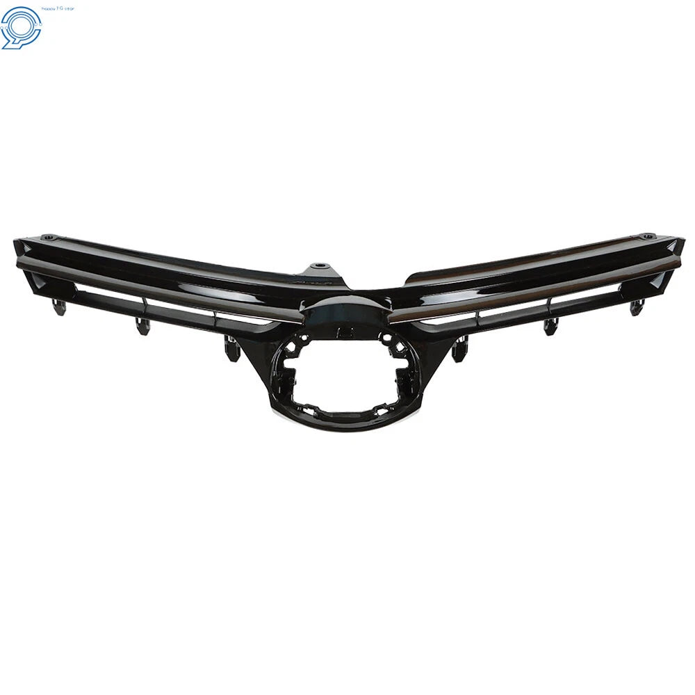 Front Upper Bumper Grille for Toyota Corolla LE XLE (2017-2019) Glossy Black