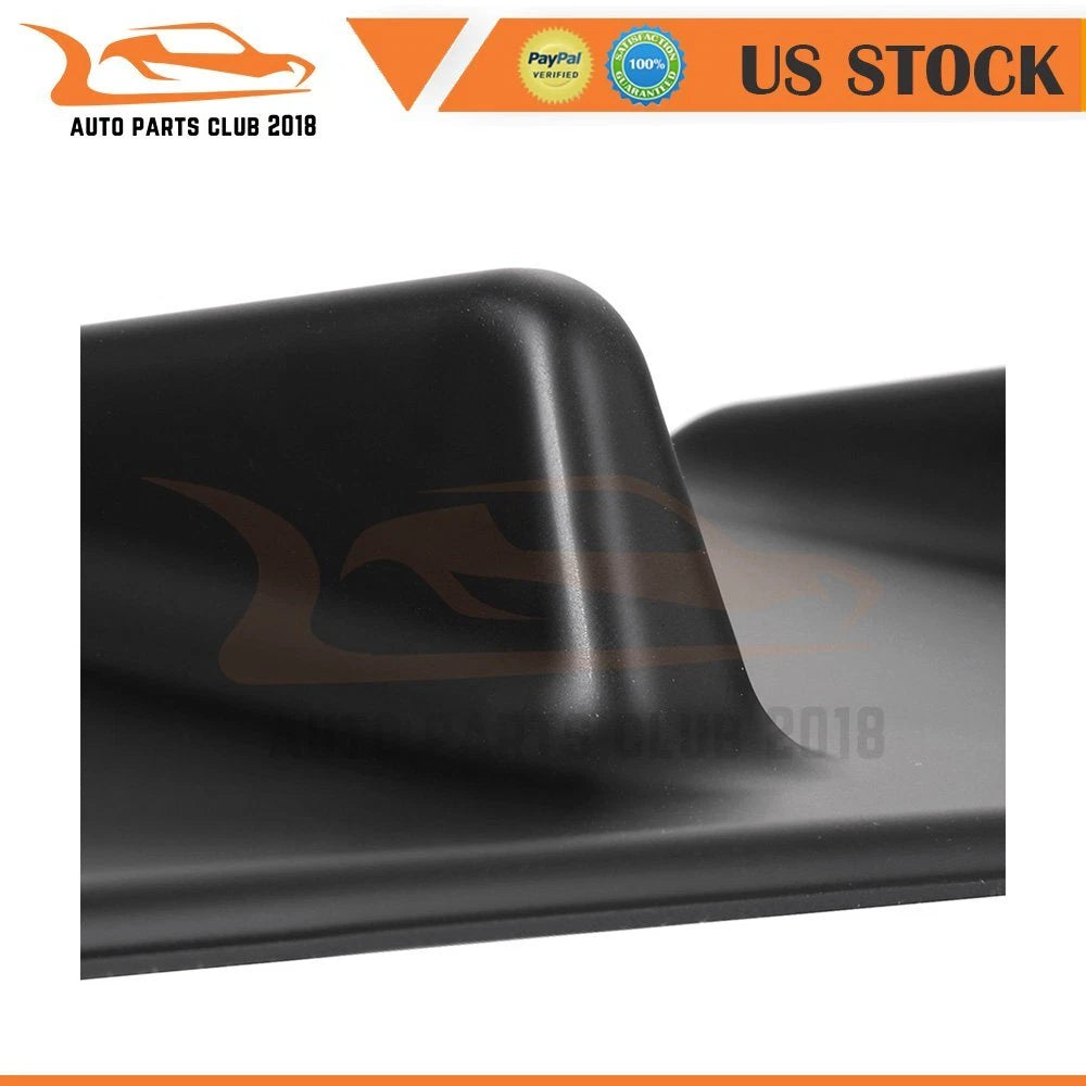 Unpainted Black Roof Shark Fin Wing Spoiler for Mitsubishi Lancer EVO (2008–2016)