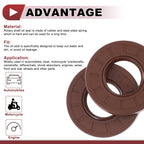 Set of 2 Oil Seal Rotary Shaft Seal FKM Rubber 35x72x10mm