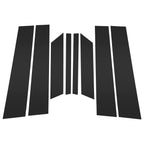 8pcs Door Pillar Window Trim for Ford Territory (2019–2021) Black