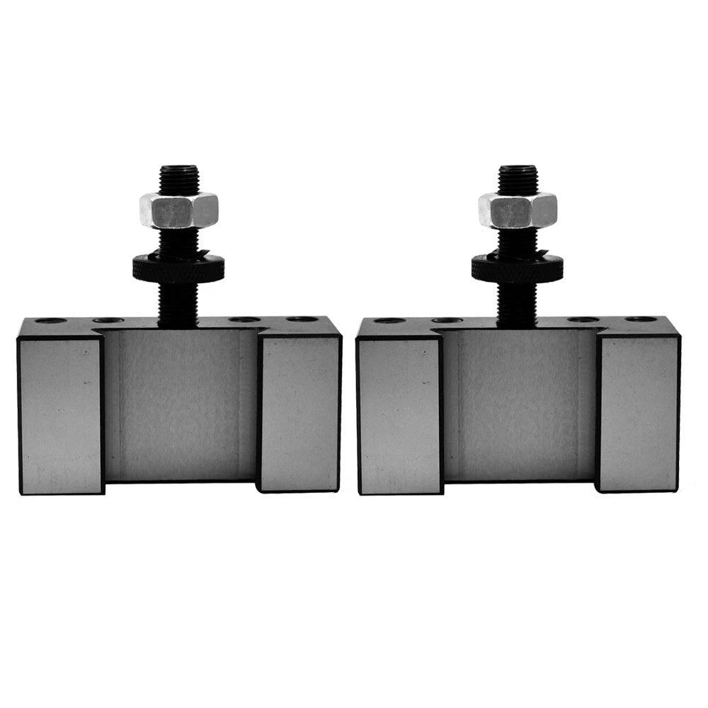 Set of 2 Quick Change Turning Tool Holders for 6-12" Lathe