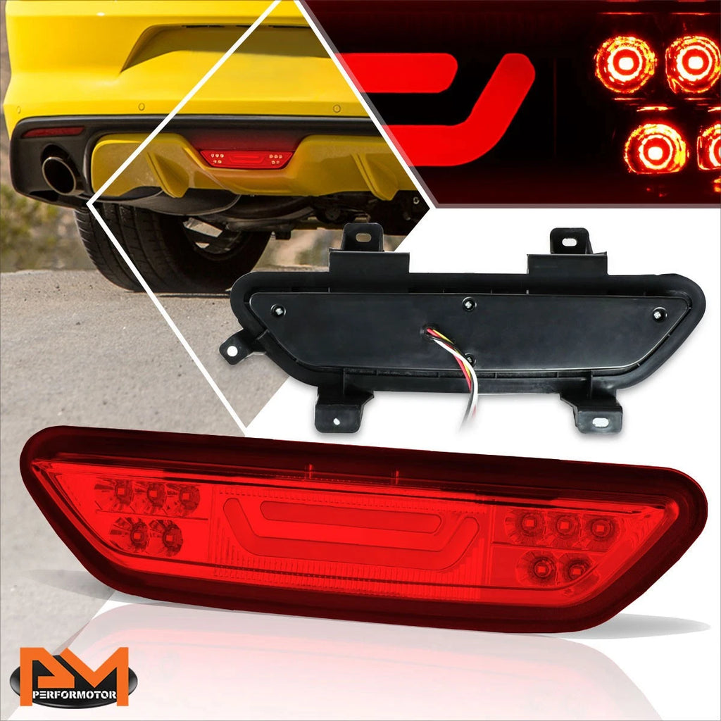 3D LED Bar Tail Brake Light for Ford Mustang (2015–2018)