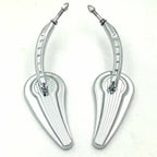 Chrome Raindrop Side Mirrors for Harley Dyna (2006–2023)