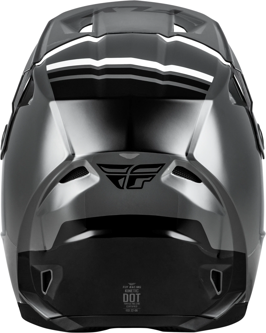 FLY Racing Kinetic Verdict Off-Road Helmet for (Small, Grey/Black/White) 73-8720S