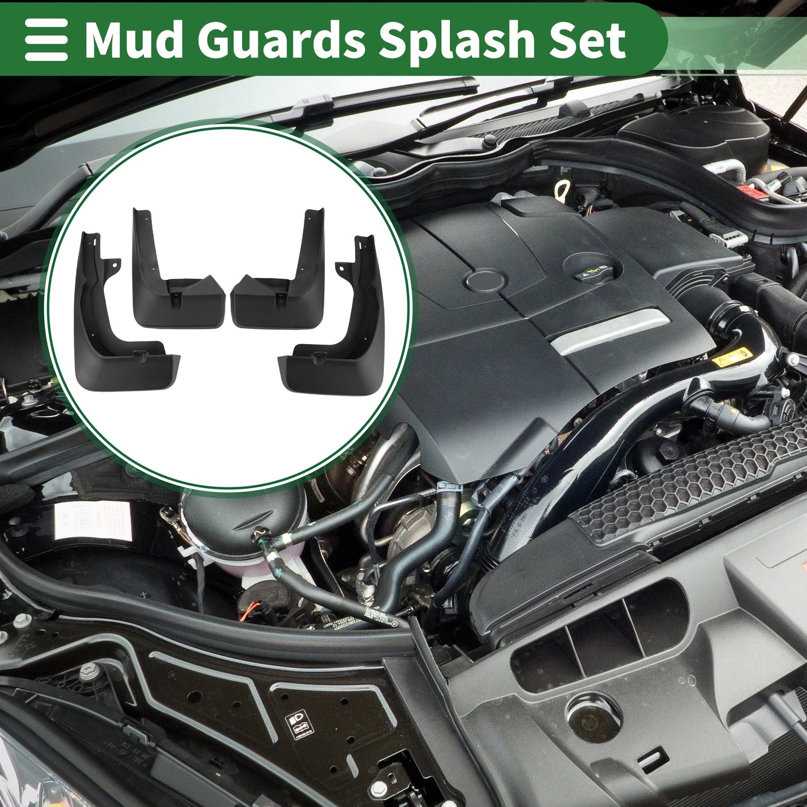 Set of 4 Mud Flaps Splash Guards for Lexus RX (2023)